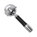 ECM - Filterträger Profi abgewinkelt schwarz chrom 2 Tasse